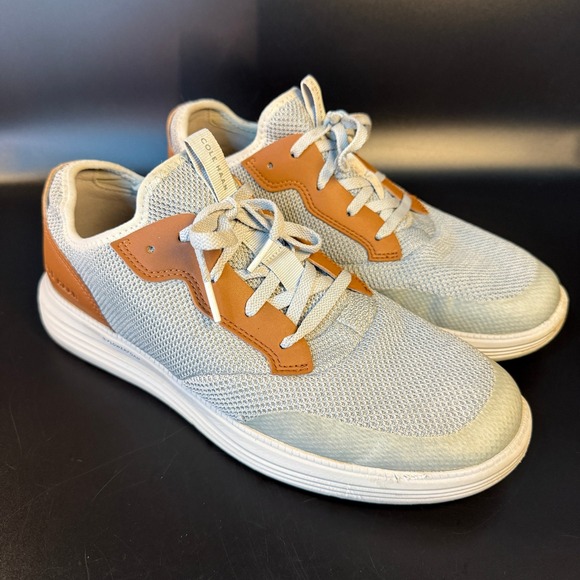 Cole Haan Other - Cole Haan Grand Lightweight Gray Knit Sneakers Mens Size 10.5M